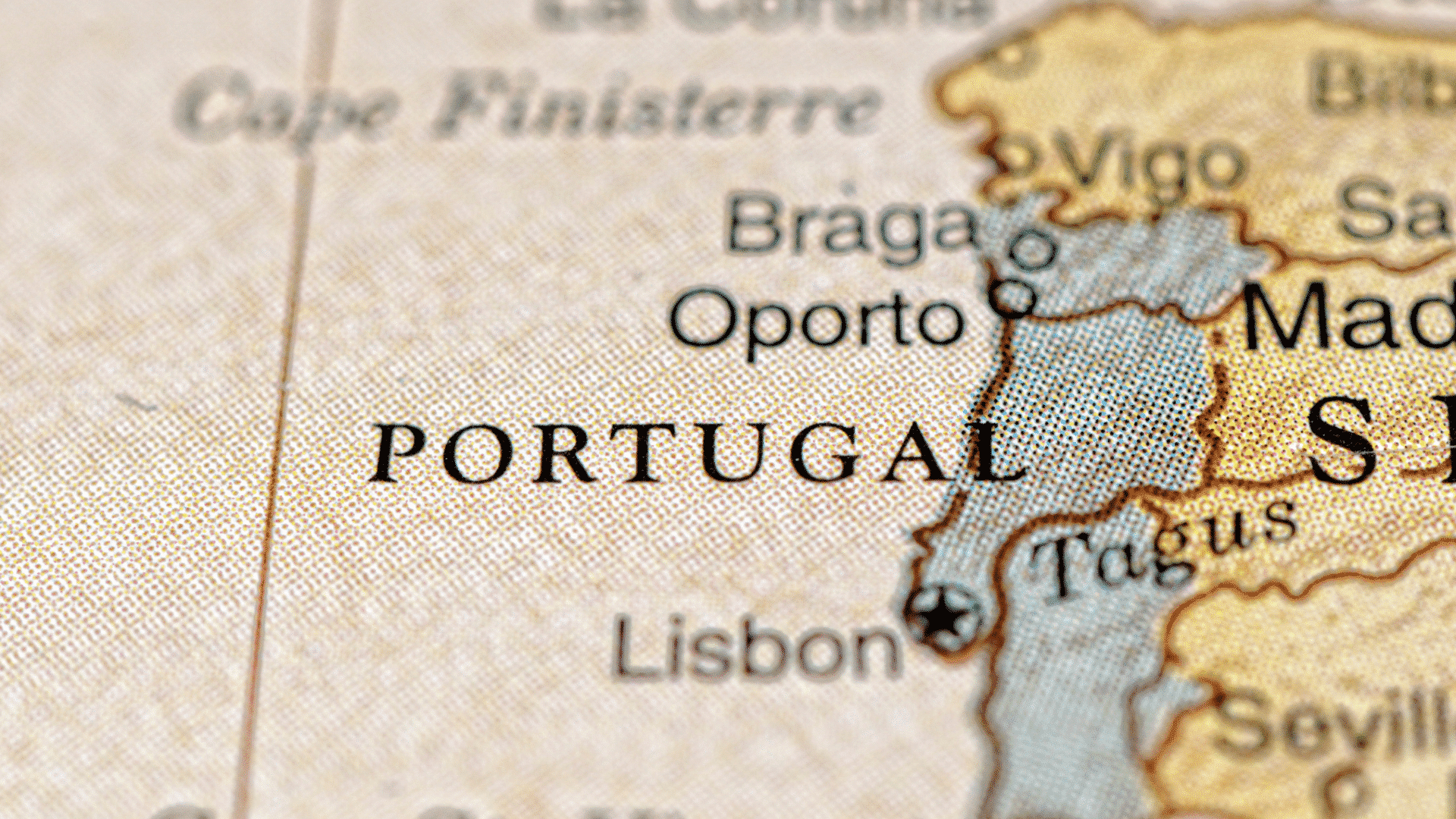 Portugal Map 